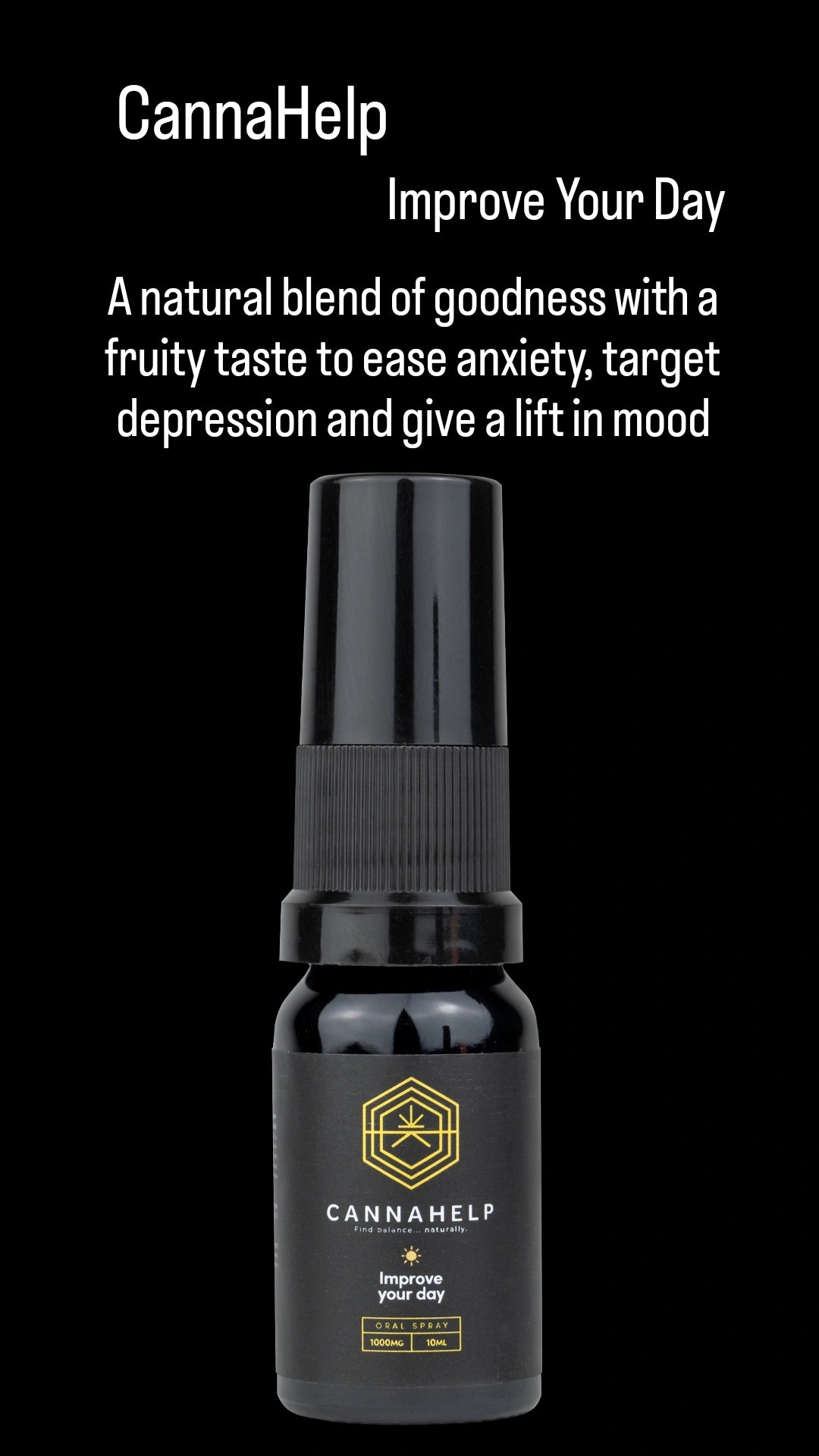 Cannahelp Improve your day 1000mg CBG/CBD oral spray